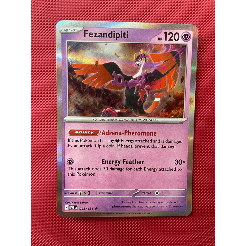 Thẻ Pokemon Fezandipiti Prismatic Evolutions 045 / 131 Holo English