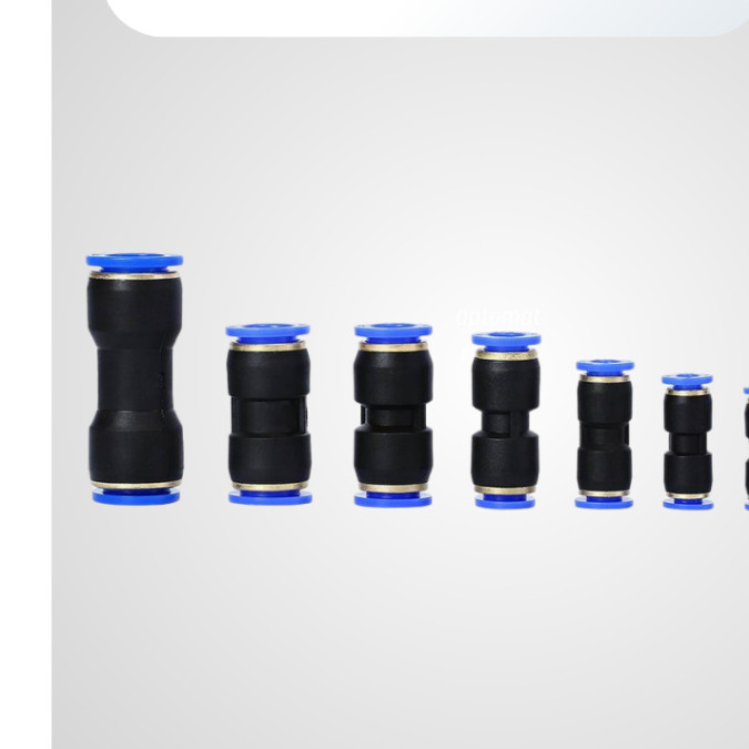 Đầu Nối Khí Nén SNS SPU, Fitting Ghép Nối Dây Dẫn Khí Nén, Chất Liệu Nhựa