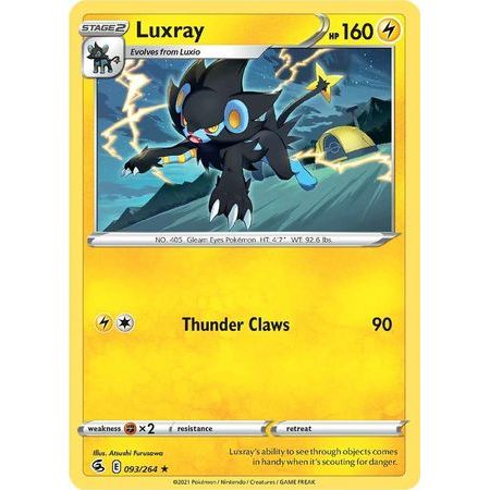 Thẻ Bài Pokemon Luxray - 93/264 - Rare