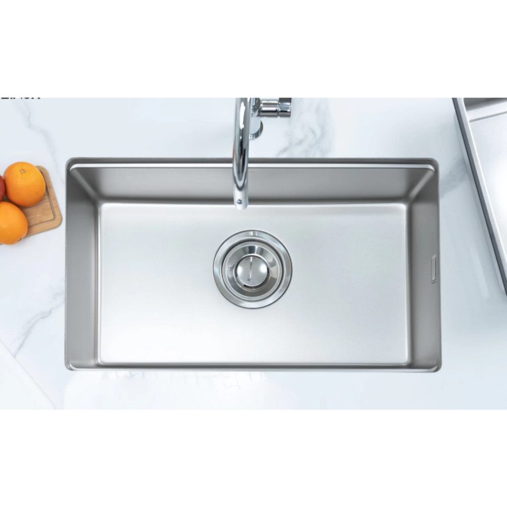 Nobinox Rosa NN975D – Chậu rửa bát 1 hố lắp âm – Inox AISI 304 cao cấp – Bề mặt chống xước