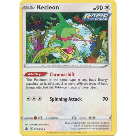 Thẻ Bài Pokemon Kecleon - 122/198 - Rare
