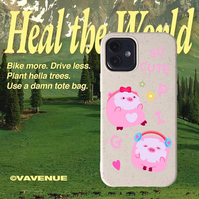 Suntaiho Kawaii Pig Pearl Trắng In Hình Chống Sốc TPU Dành Cho iPhone 17 16 15 14 13 12 11 X XS XR Pro Max Plus