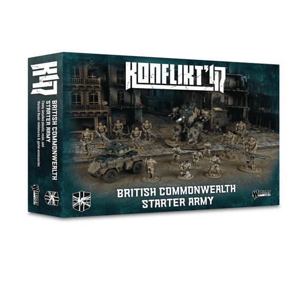 K47 BRITISH COMMONWEALTH STARTER ARMY - KONFLIKT'47 - WARLORD GAMES - 452600603