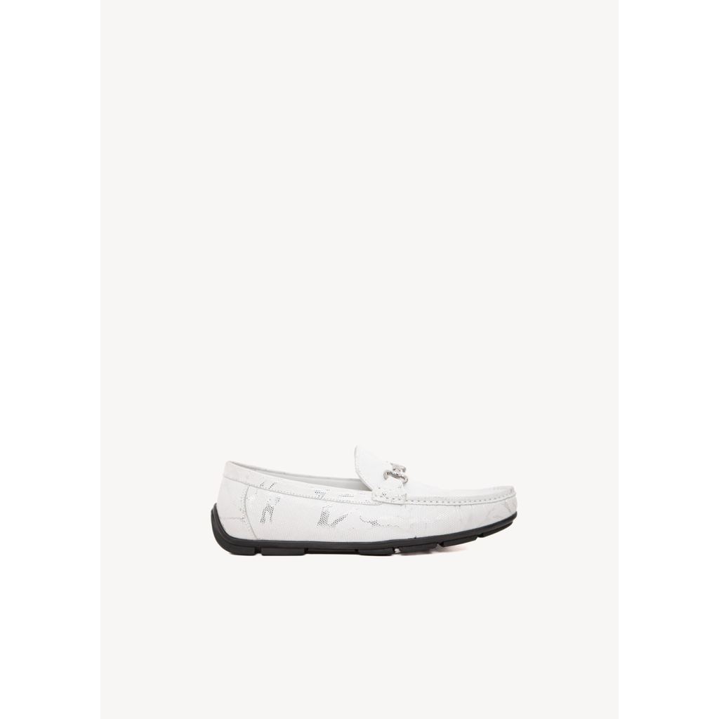 Giày Moccasin nam Valentino Creations VAB-480-VRB-83831-WHT