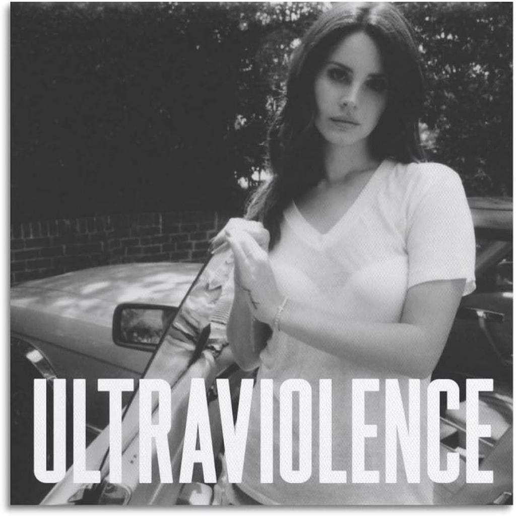 Lana Del Rey Siêu Bạo Lực Áp Phích Canvas In Nghệ Thuật Treo Tường In Tranh Album Bìa Poster Trang T