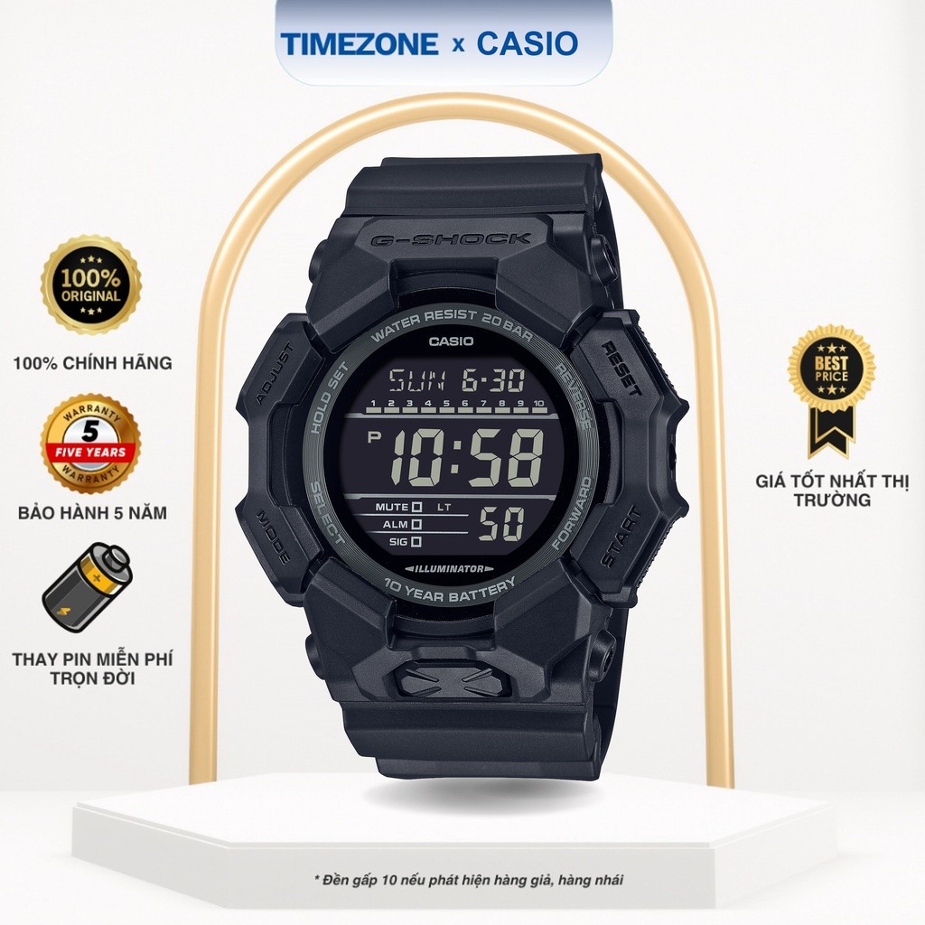 Đồng hồ Casio Chính Hãng GD-010-1A1 Dây Cao Su - TIMEZONEVN