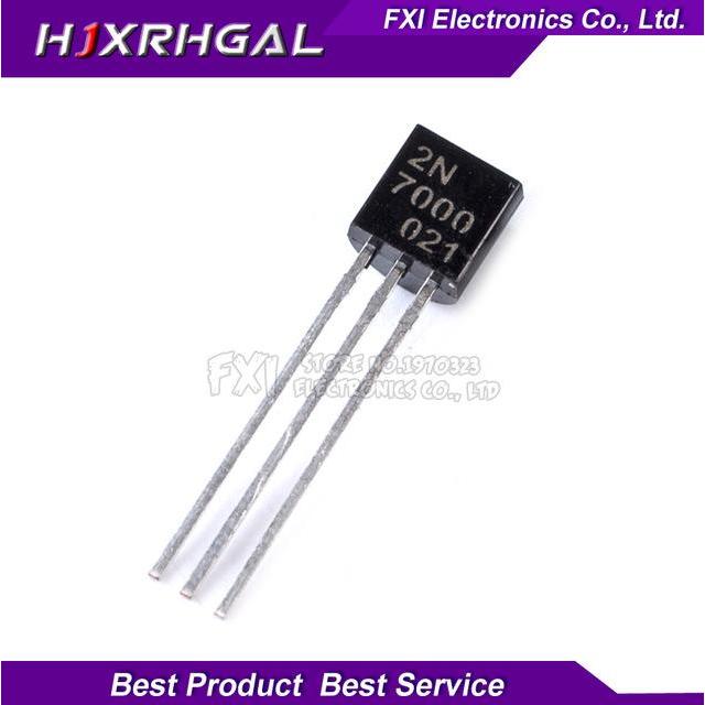 20 CHIẾC 2N7000 TO92 TO-92 MOSFET Tín Hiệu Nhỏ 200 mAmps, 60 Volts N-Channel Transistor Mới nguyên b