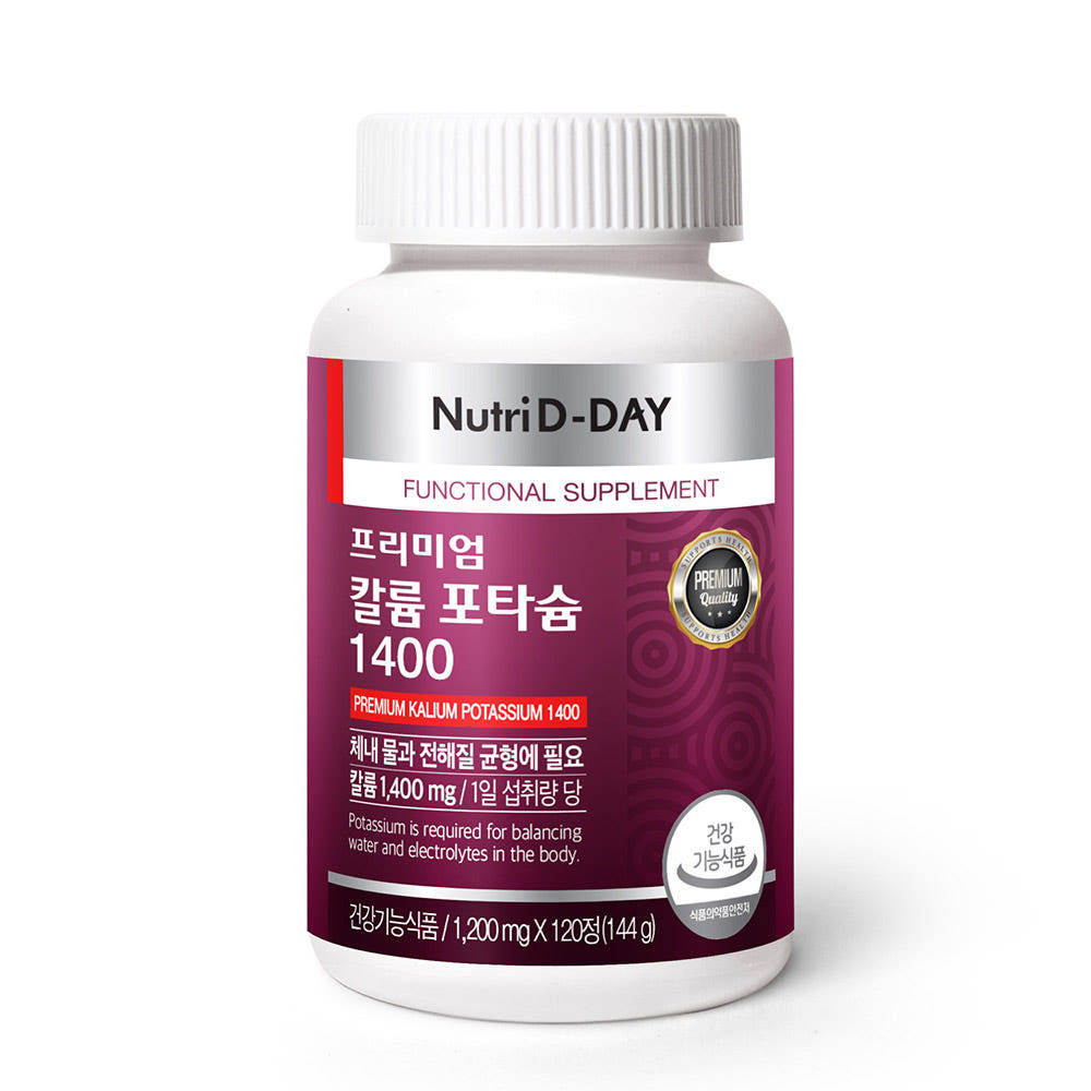 NUTRI D DAY Premium Electrolyte Hydration Kali Complex 120 Viên