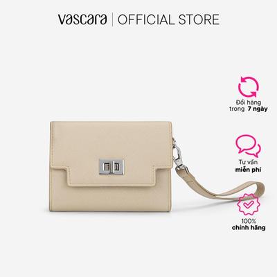 Vascara Ví Mini Vân Saffiano Phối Khóa - WAL 0344