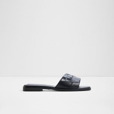 Dép sandal quai ngang nữ ALDO ITSANDALMIX màu đen
