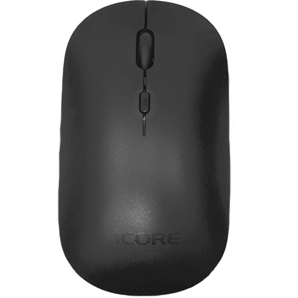Chuột vi tính không dây Icore IM02 Đen - Hàng chính hãng