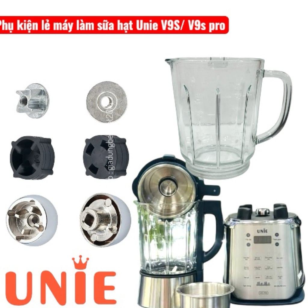 Phụ Kiện Thay Thế Máy Xay Sữa Hạt Unie V9S/ V9s Pro