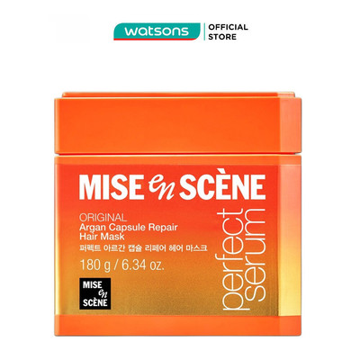 Kem Ủ Tóc mise en scène Perfect Serum Argan Capsule Repair Hair Mask 180g