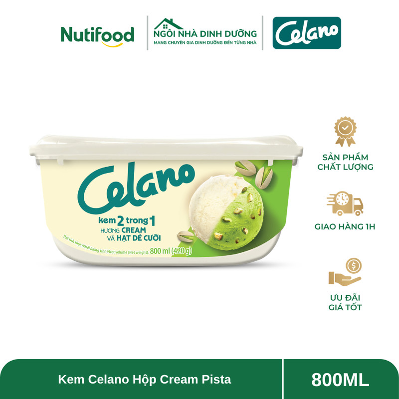 Kem Celano Hộp Cream Pista 800ml
