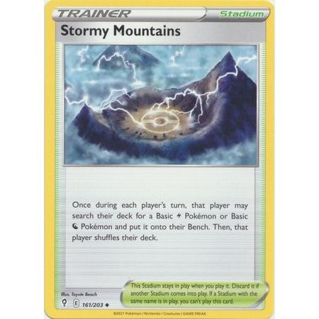 Thẻ Bài Pokemon Stormy Mountains - 161/203 - Uncommon