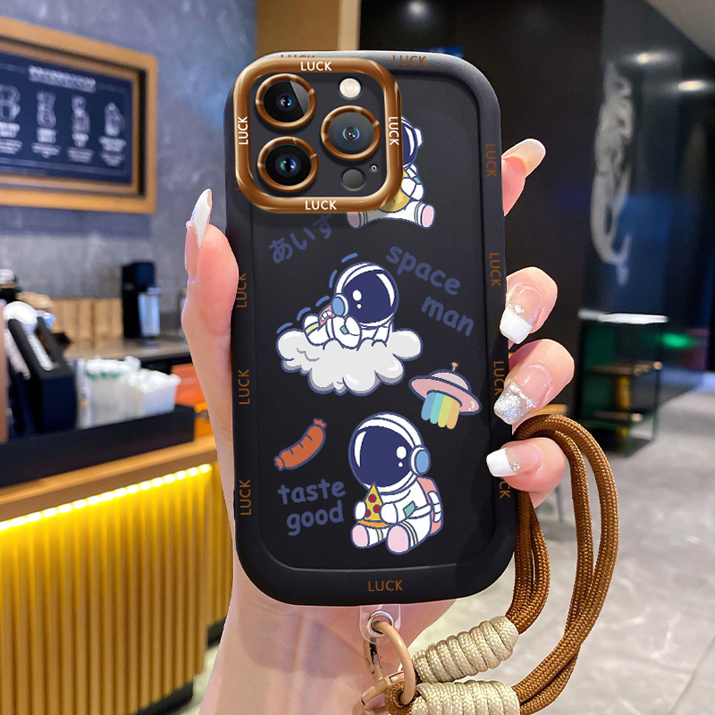 Ốp Lưng iPhone 11 11 Pro 11 Pro Max 12 12 Pro 12 Pro Max 13 13 Pro 13 Pro Max Case Với Lanyard Astro
