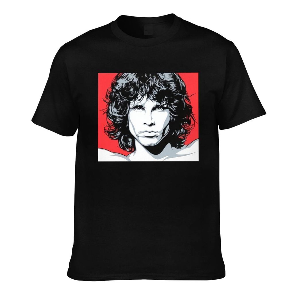 Áo thun nam in hình thời trang Jim Morrison Casual