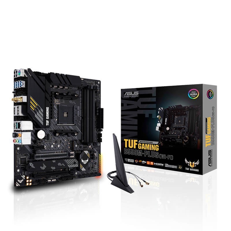 Main ASUS TUF GAMING B550M-PLUS WIFI II (Socket AM4, M-ATX , Hỗ Trợ DDR4), Chính Hãng