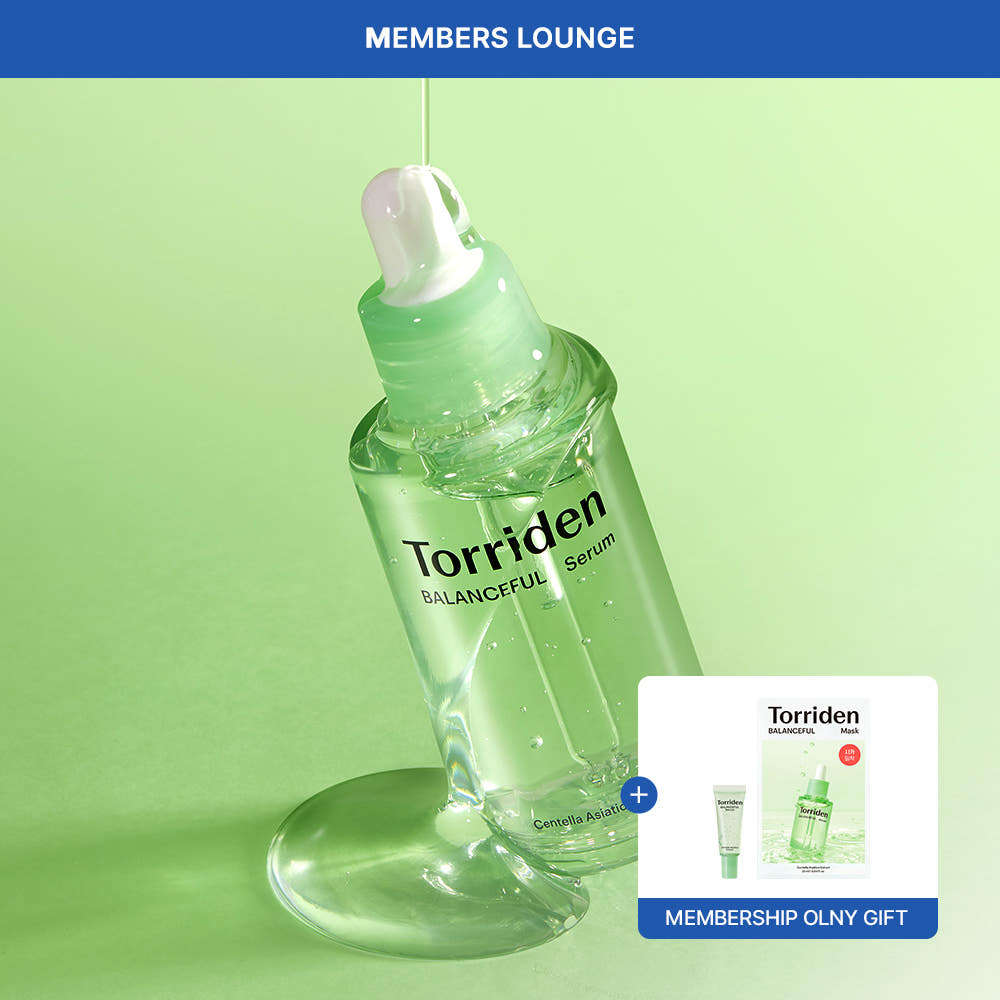 [CHỈ Lounge] Serum làm dịu Cica cân bằng Torriden 50ml (+ Serum 10ml + 1 Mặt nạ): Torriden