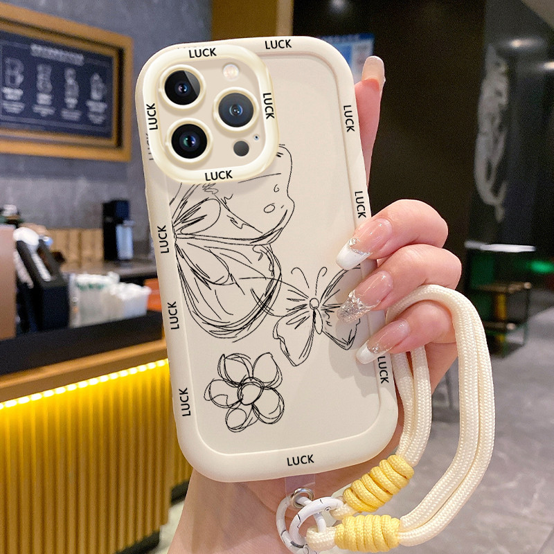 Ốp Lưng iPhone 11 11 Pro 11 Pro Max 12 12 Pro 12 Pro Max 13 13 Pro 13 Pro Max Case Với Lanyard Thời 