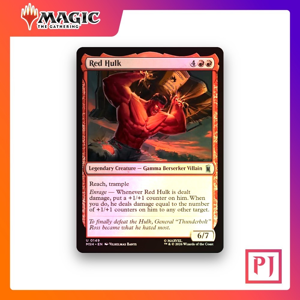 [MTG] Red Hulk (149) [MSH] [ĐỎ] [UNCOM] | Phép thuật tập hợp