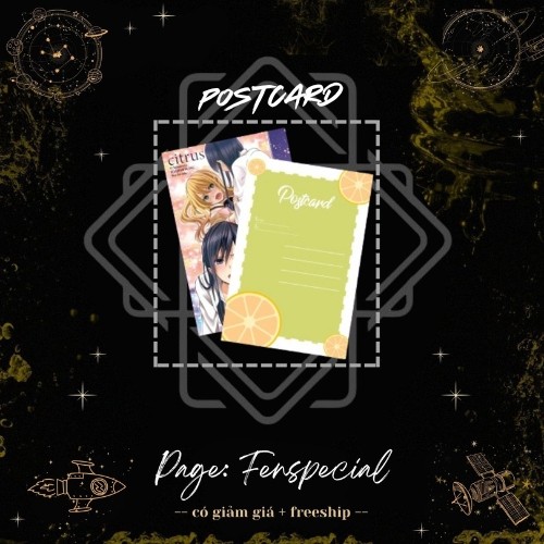 [CHỈ PHỤ KIỆN] Postcard - Citrus - Tập 3 - Bản Đặc Biệt - Đánh Dấu Trang - F Bookmark