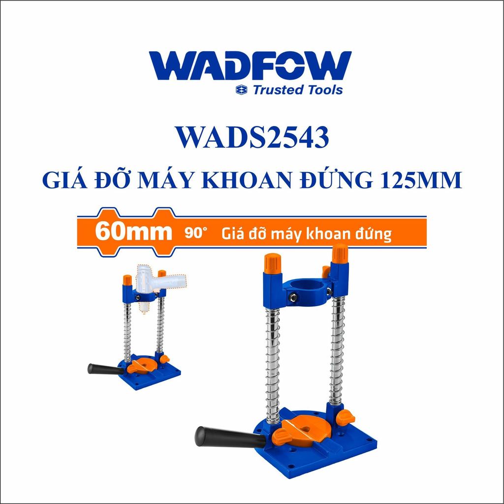 GIÁ ĐỠ MÁY KHOAN ĐỨNG 125MM WADS2543 WADFOW - HÀNG CHÍNH HÃNG