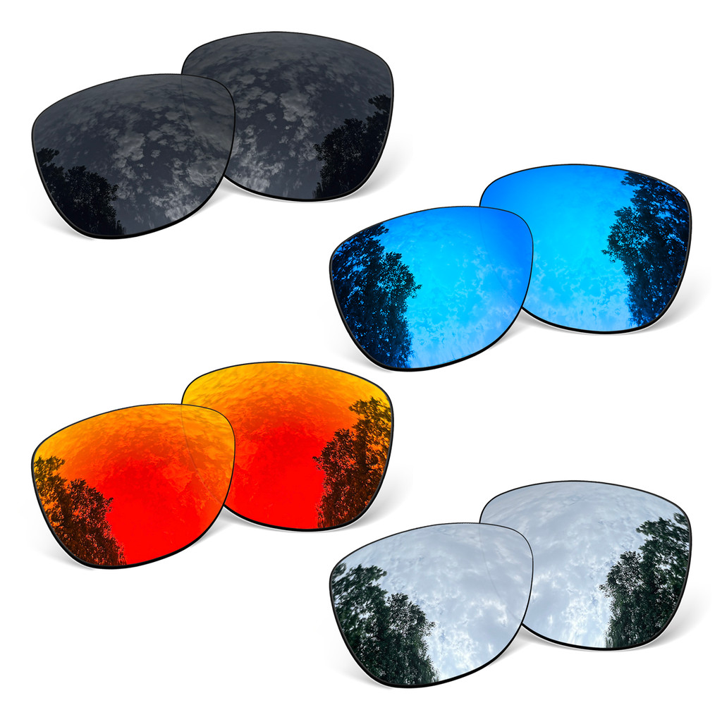 Ống kính thay thế phân cực chống trầy xước cho khung kính râm Frogskins XS OJ9006, bền | Bảo vệ tia 
