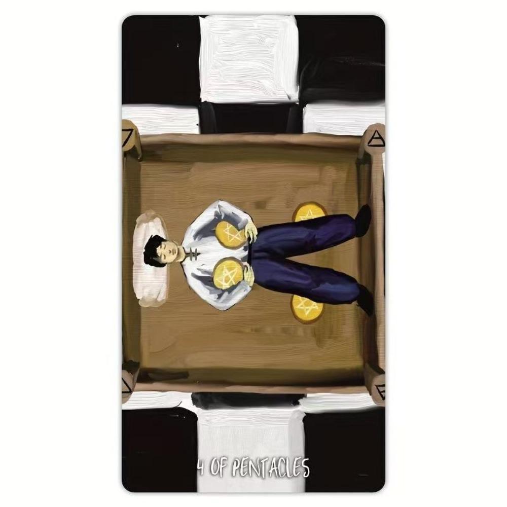 12 * 7cm Bộ bài Tarot Gnosis 78 lá bài Tarot kèm sách hướng dẫn, Phong cách nghệ thuật thần thoại hu