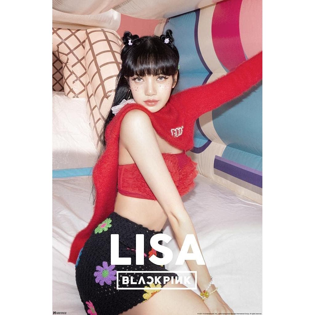 Poster Blackpink Lisa Jennie Jisoo Rose Chính Hãng Album Merch Kill This Love Trang Trí Tường Phòng 