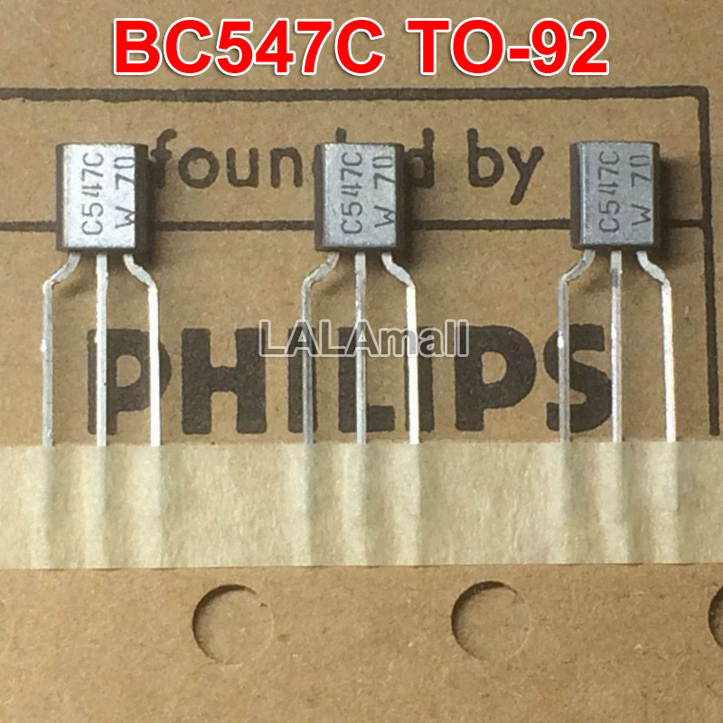 10 chiếc BC547C TO-92 BC547 C547C 547 TO92 NPN Transistor