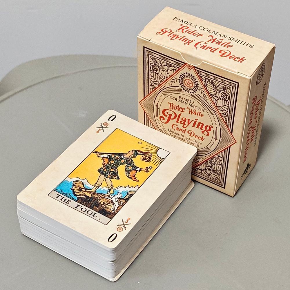 Bộ bài chơi RWS: Bộ bài Poker 78 lá được minh họa với hình ảnh RWS 9 * 6cm, Kết hợp bài Tarot và bài