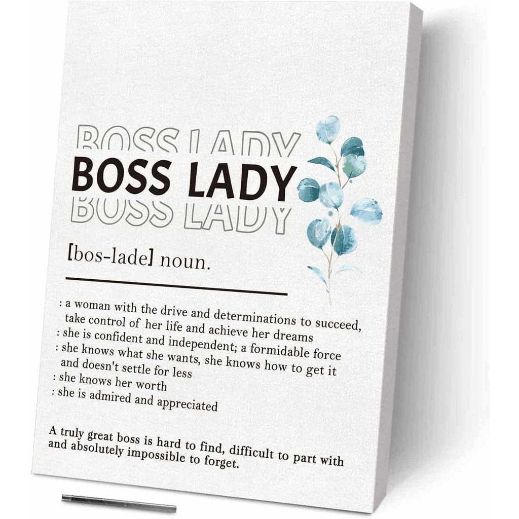 Boss Lady Dành Cho Nữ Truyền Cảm Hứng Nghệ Thuật Treo Tường Cho Boss Lady Trang Trí Văn Phòng Quản L