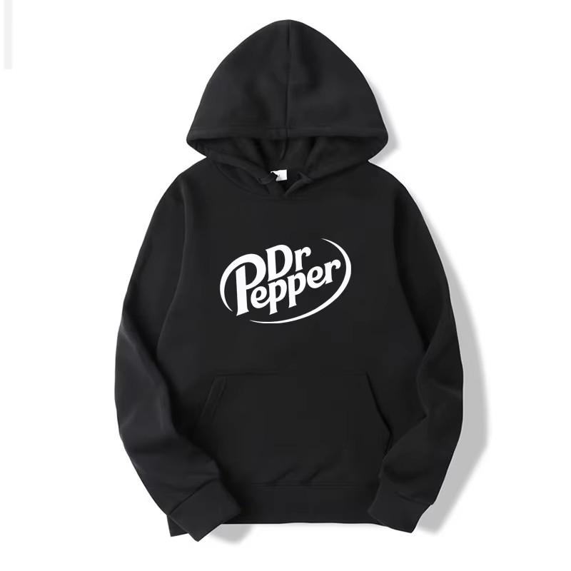 Dr Pepper In Hình Áo Khoác Dạo Phố Nam Áo Chui Đầu