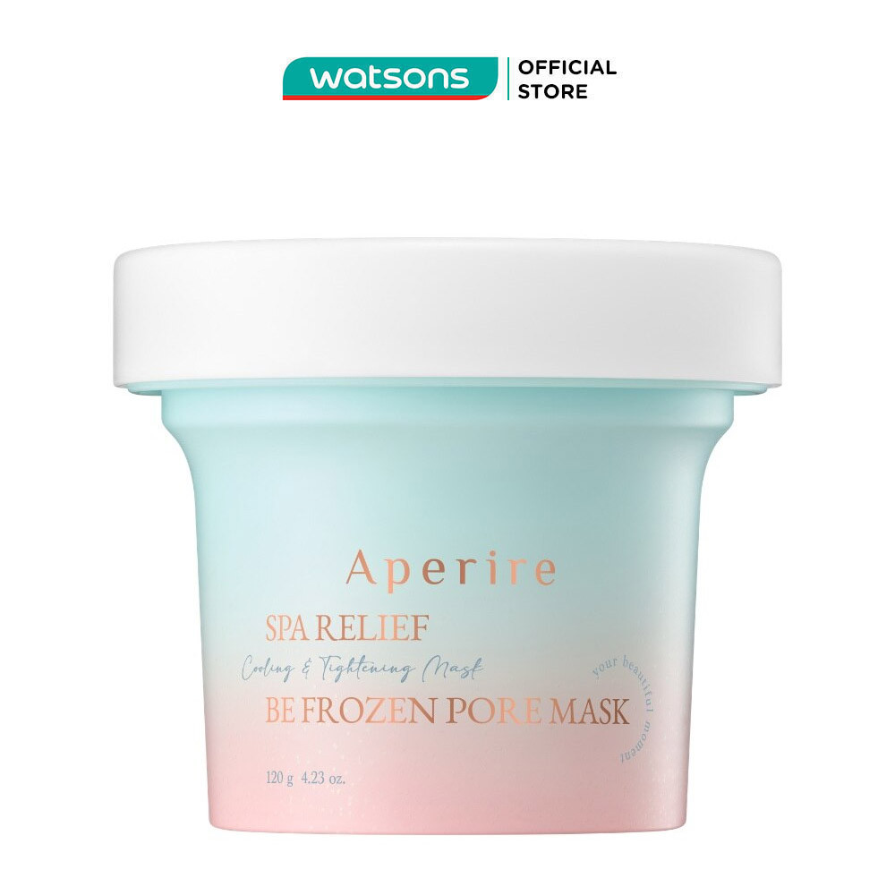 Mặt Nạ Đất Sét Băng Lạnh Thu Nhỏ Lỗ Chân Lông Aperire Spa Relief Be Frozen Pore Mask 120g