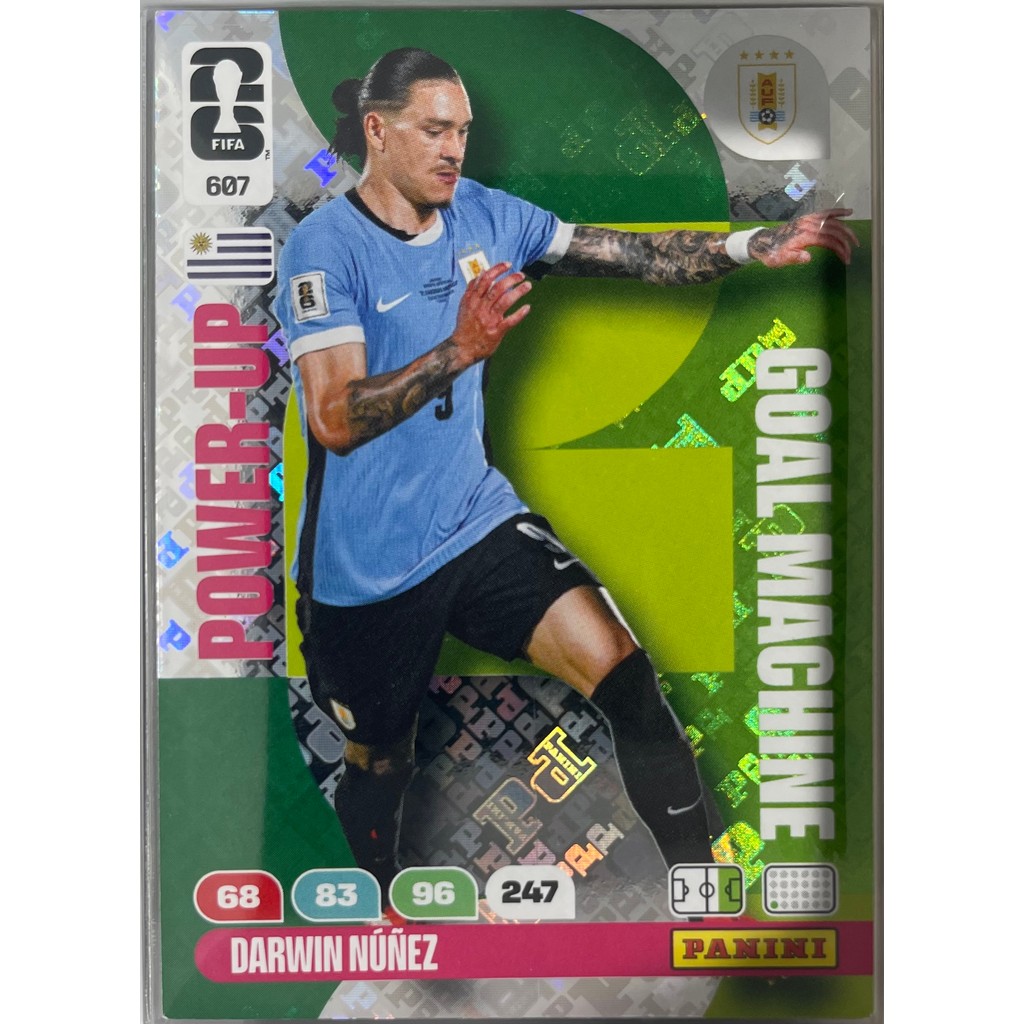 607 - Darwin Núñez (Uruguay) – Panini FIFA World Cup 2026 Adrenalyn XL
