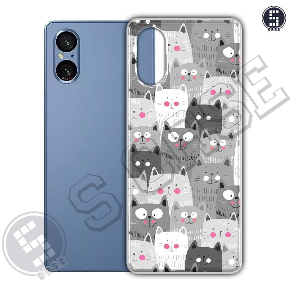 Ốp Lưng Cho Sony Xperia 5 V, Xperia 5 Mark 5 Nhiều Mẫu SLC02 Yêu Mèo