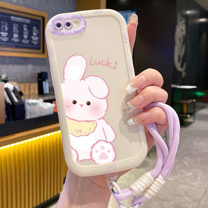Ốp Lưng Realme C2 C2s OPPO A1KCase Động vật nhỏ Với Lanyard
