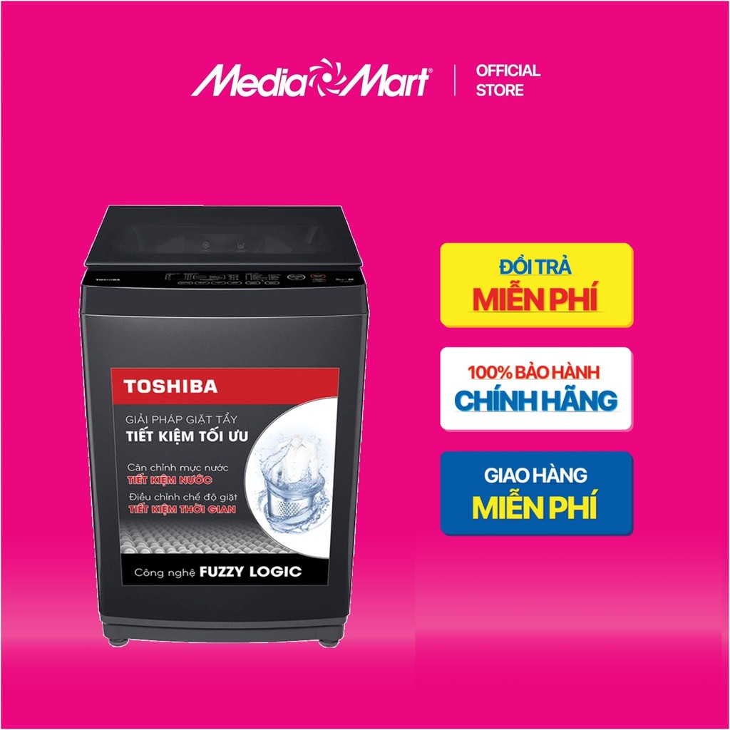 Máy giặt Toshiba 9Kg AW-M1000FV(MK) Bảo hành Chính hãng.