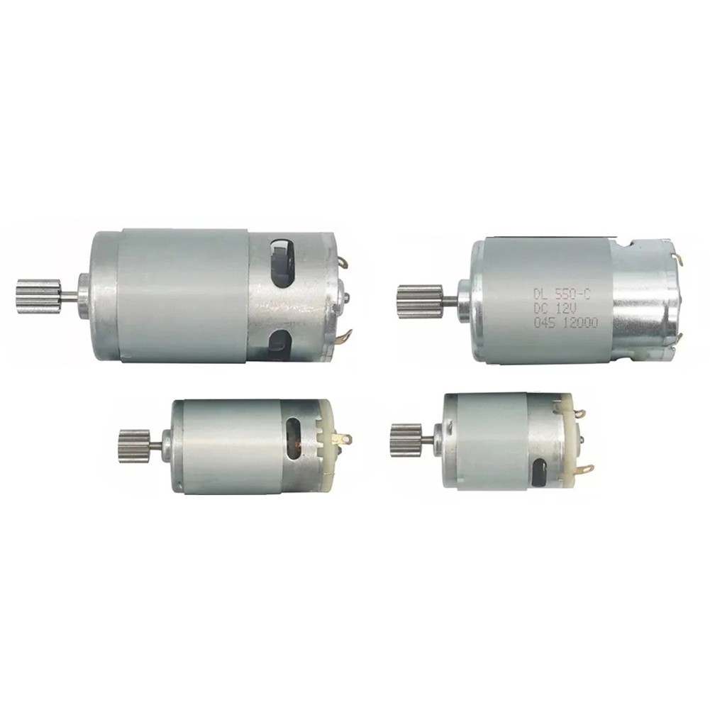 【 GRCEKRIN 】 Động Cơ Cho Xe Điện 550 RS390 RS380 12V 6V DL555 24V 10 12 Răng