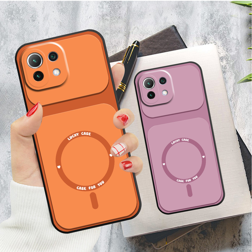 Ốp lưng Xiaomi Mi 11 5G / Mi 11 Lite 5G / Mi 11 Lite 5G NE in hình vòng tròn luckycase