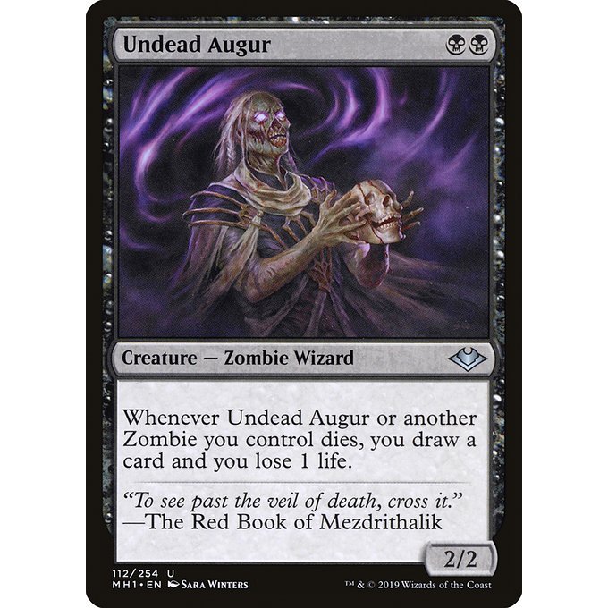 Magic: The Gathering - Modern Horizons - Undead Augur (112)