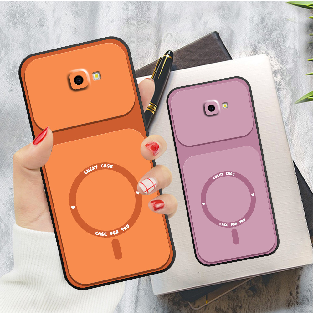 Ốp lưng Samsung J4 Plus / J4 Core / J4+ in hình vòng tròn luckycase