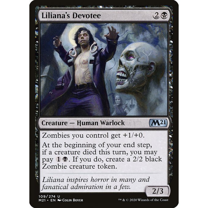 Magic: The Gathering - Core Set 2021 - Liliana's Devotee (109)