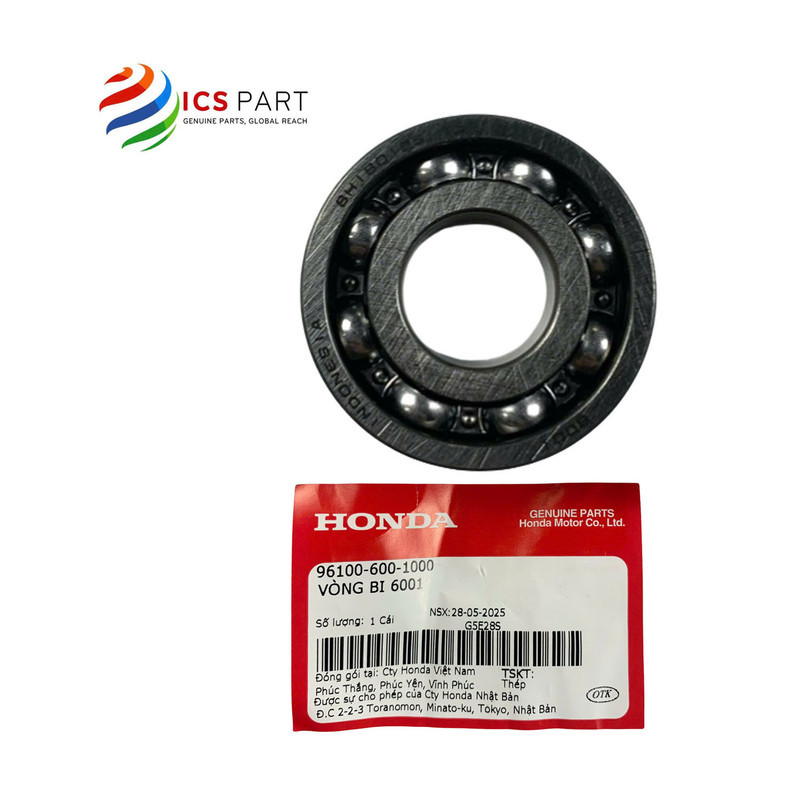961006001000 |  Vòng Bi, Bạc Đạn  6001    Honda