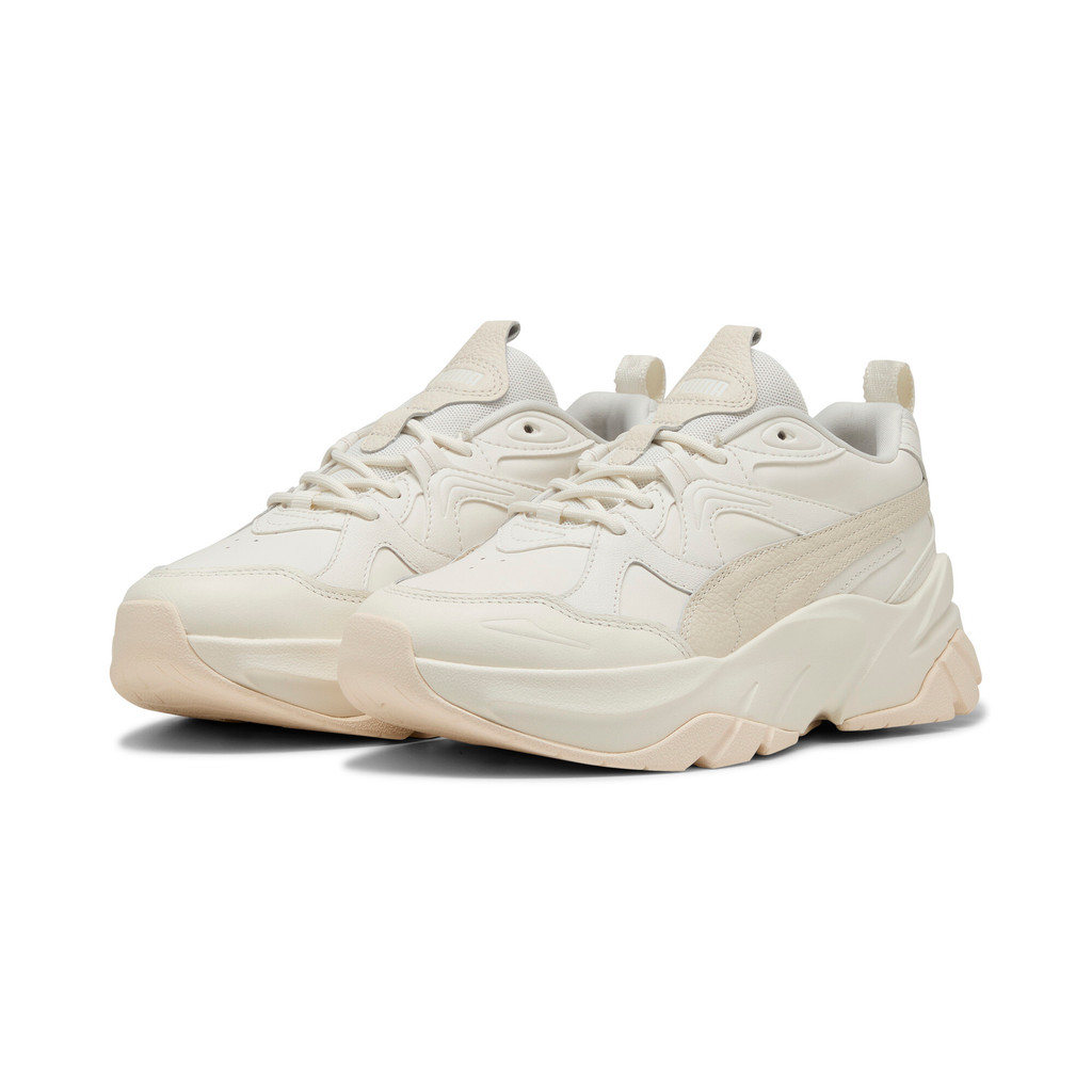 Giày Thời Trang PUMA Nữ Sophyr Lthr Wns Warm White-Alpine Snow Màu Trắng | BigBuy360 - bigbuy360.vn