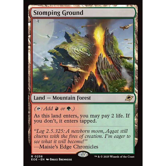 Magic: The Gathering - Edge of Eternities - Stomping Ground (258) Foil