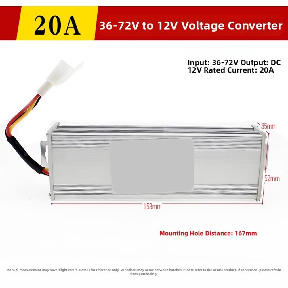 [ZISG HOT] Máy biến áp bước xuống DC 48V / 60V / 72V sang 12V cho bộ chuyển đổi thông minh