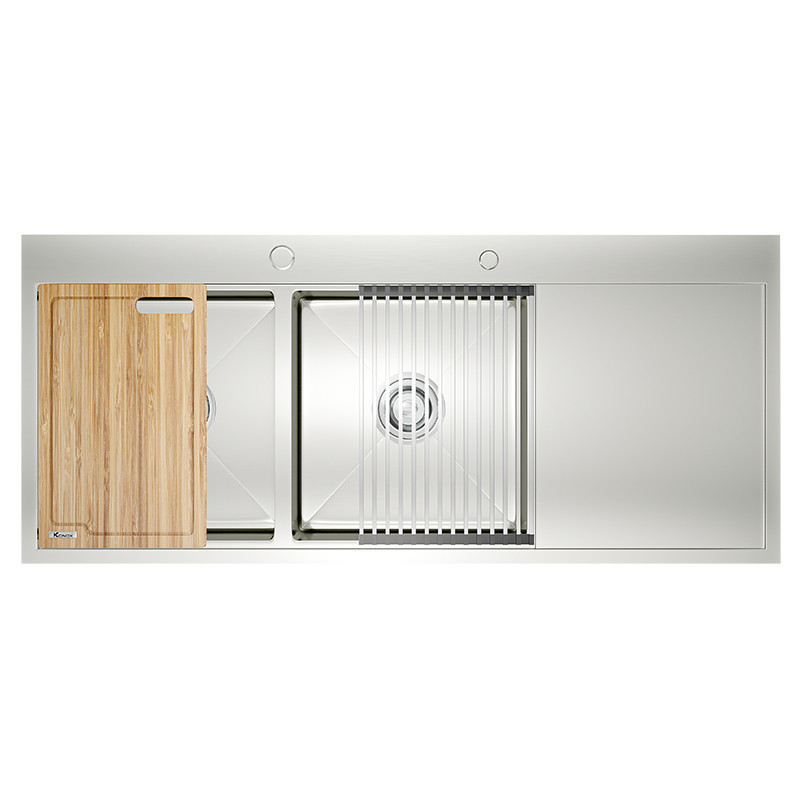 Chậu Rửa Bát Konox KN11650TD – Topmount Sink Giải pháp “trạm bếp đa năng” cho không gian bếp cao cấp