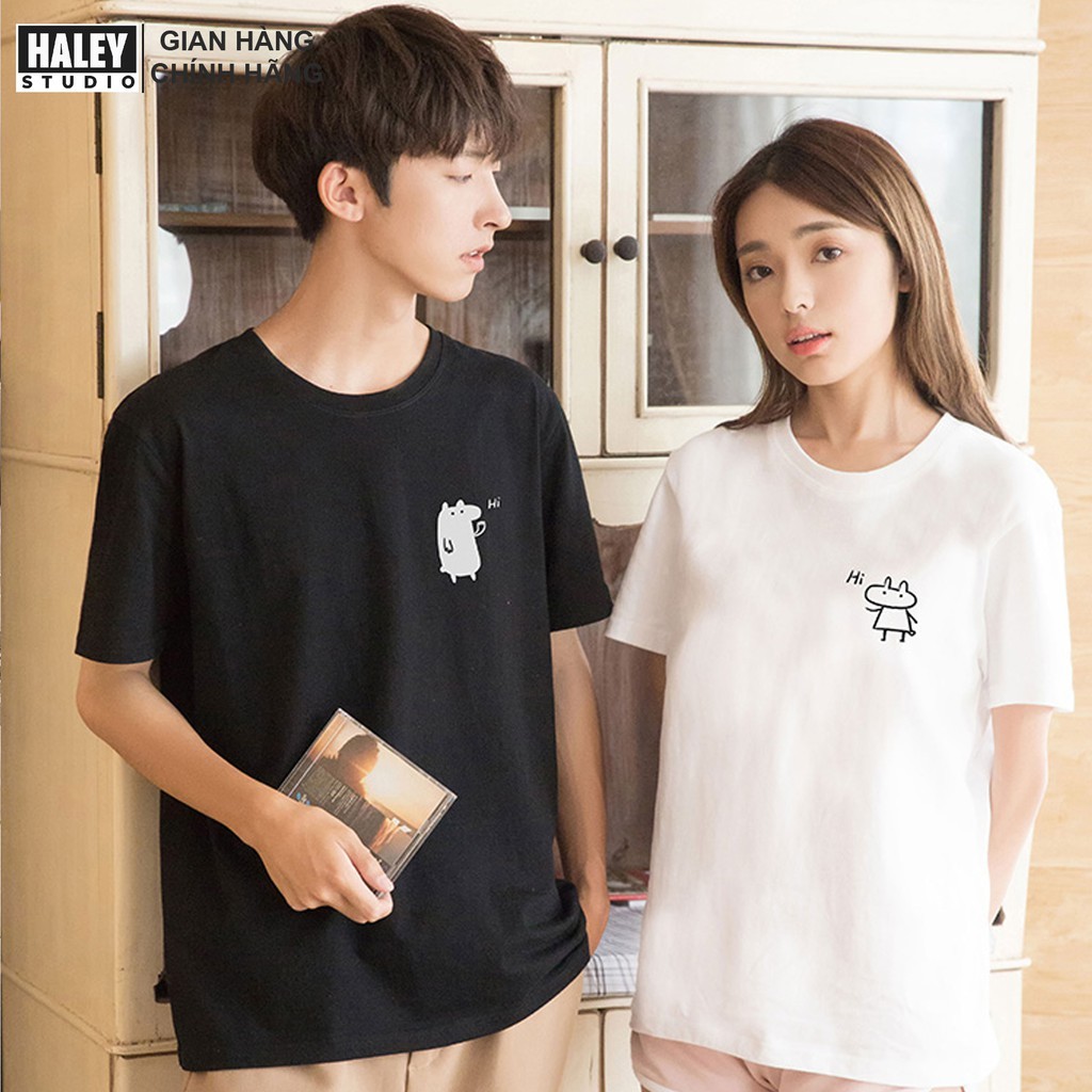 Áo Thun Unisex Form Rộng Nam Nữ Icon dễ thương phong cách Hàn Quốc TN10 Neogen [1]